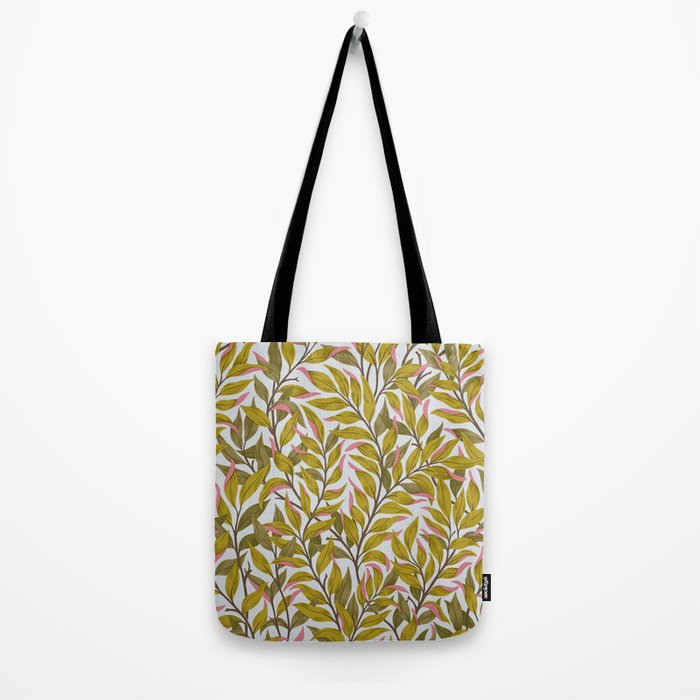 Autumn Botnica Foliage in Green Tote Bag Gallery Image 2