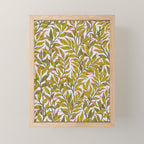 Autumn Botnica Foliage in Green Mini Art Print Gallery Image 1