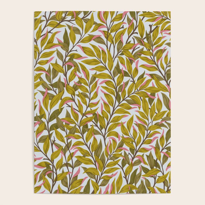 Autumn Botnica Foliage in Green Poster Gallery Image 1