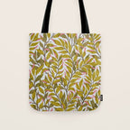 Autumn Botnica Foliage in Green Tote Bag Gallery Image 1