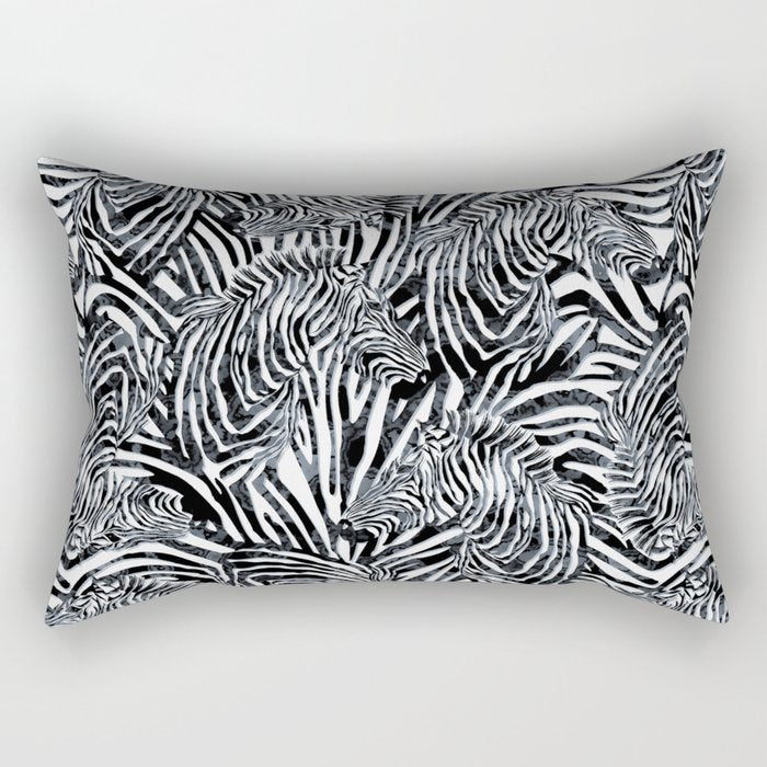 Zebra Rectangular Pillow Gallery Image 2