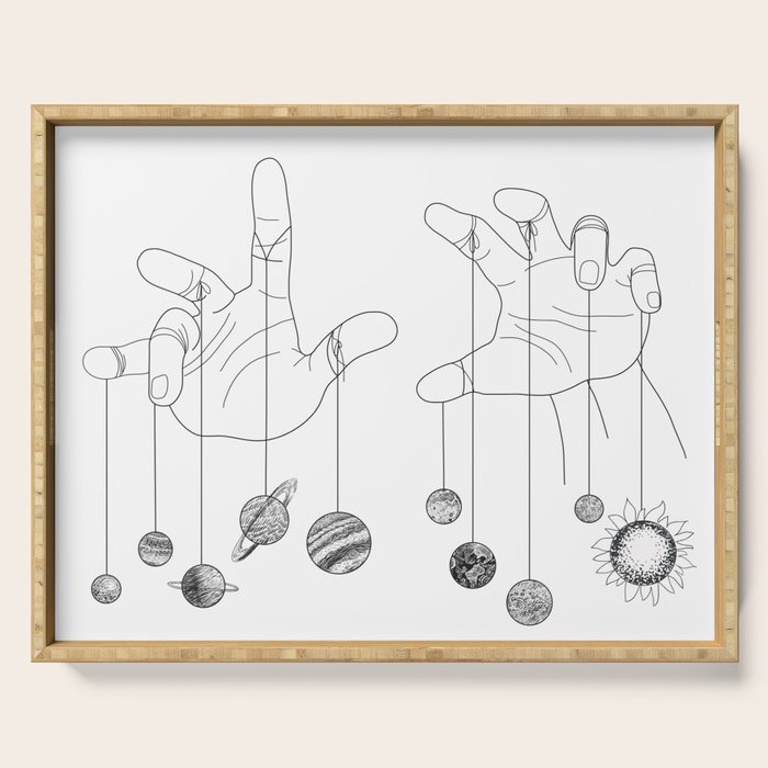 Solar System II Serving Tray Gallery Image 1