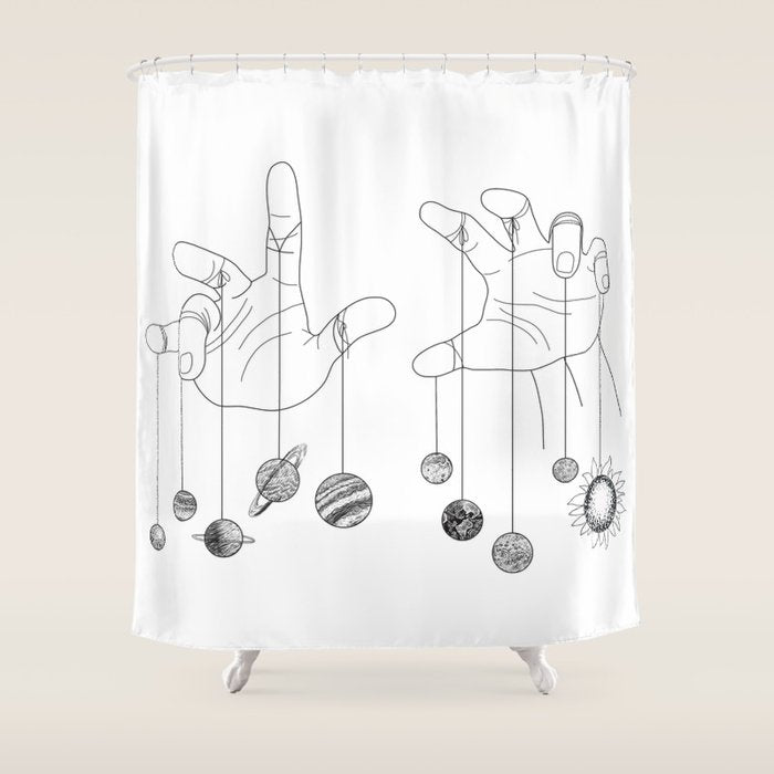 Solar System II Shower Curtain Gallery Image 1