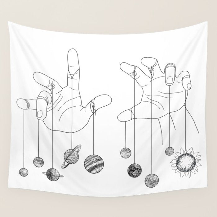 Solar System II Wall Tapestry Gallery Image 1