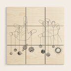 Solar System II Wood Wall Art Gallery Image 1
