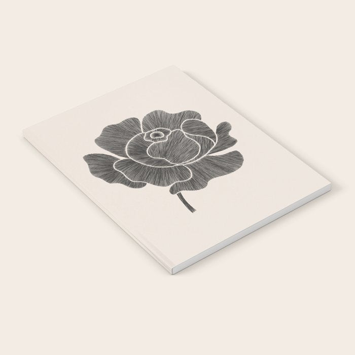 Black Peony II Notebook Gallery Image 2