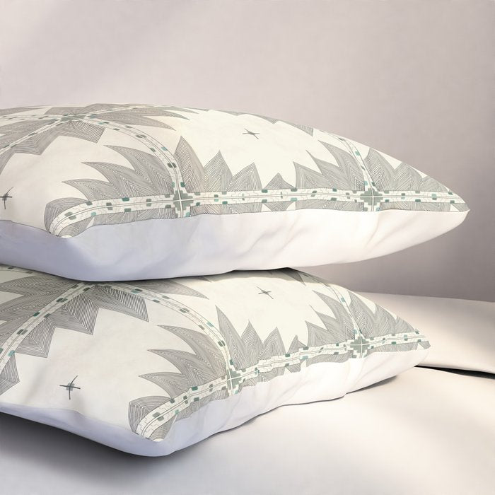 Southwestern Trippy Tile Pillow Sham Gallery Image 3