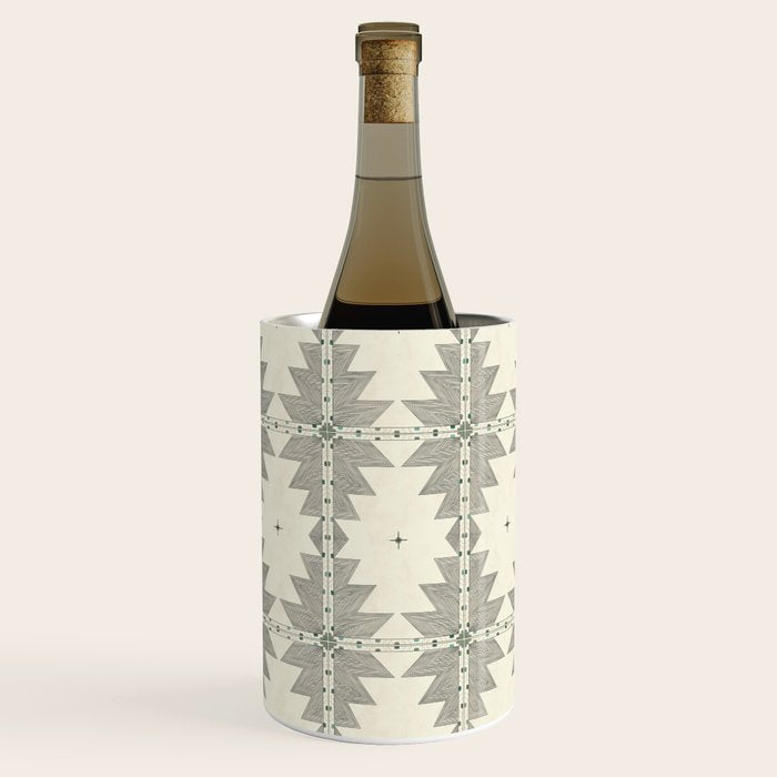 Southwestern Trippy Tile Wine Chiller Gallery Image 2