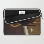 Black Cat on a Chair - Andrew L. von Wittkamp 1850-1875 Laptop Sleeve Gallery Image 2