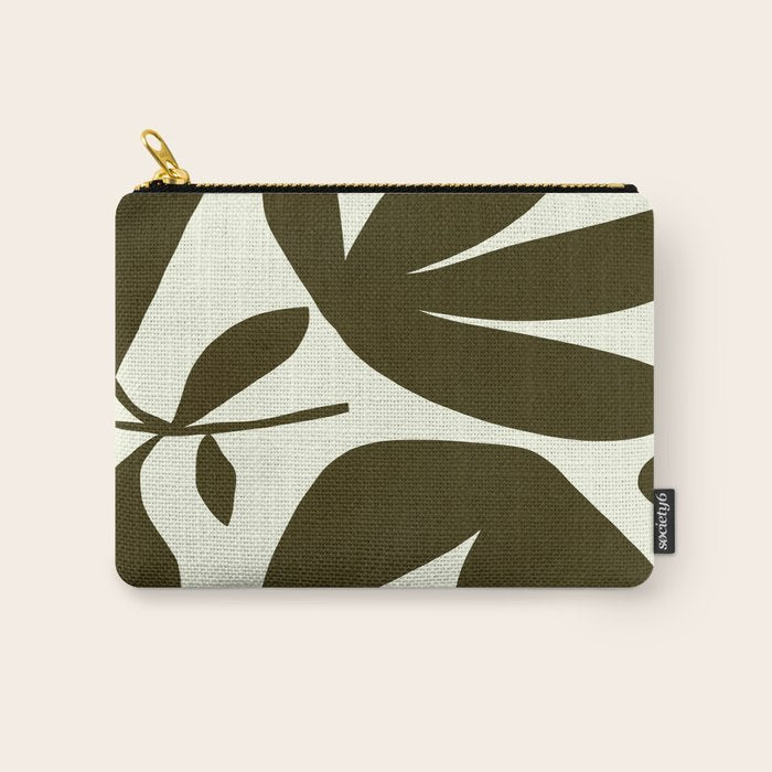 Abstract-botanical 25 Carry All Pouch Gallery Image 1