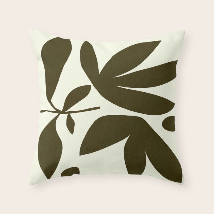 Abstract-botanical 25 Throw Pillow Gallery Image 6