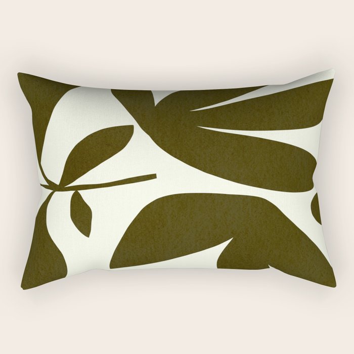 Abstract-botanical 25 Rectangular Pillow Gallery Image 1
