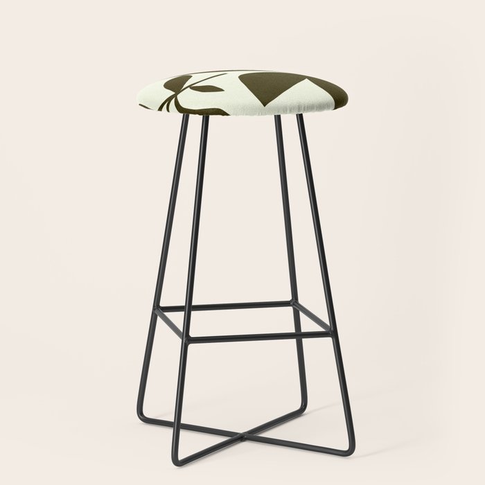 Abstract-botanical 25 Stool Gallery Image 1