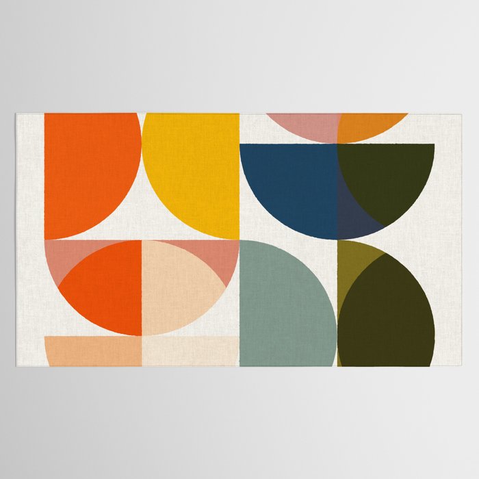 abstract geometry color 4 Tablecloth Gallery Image 2