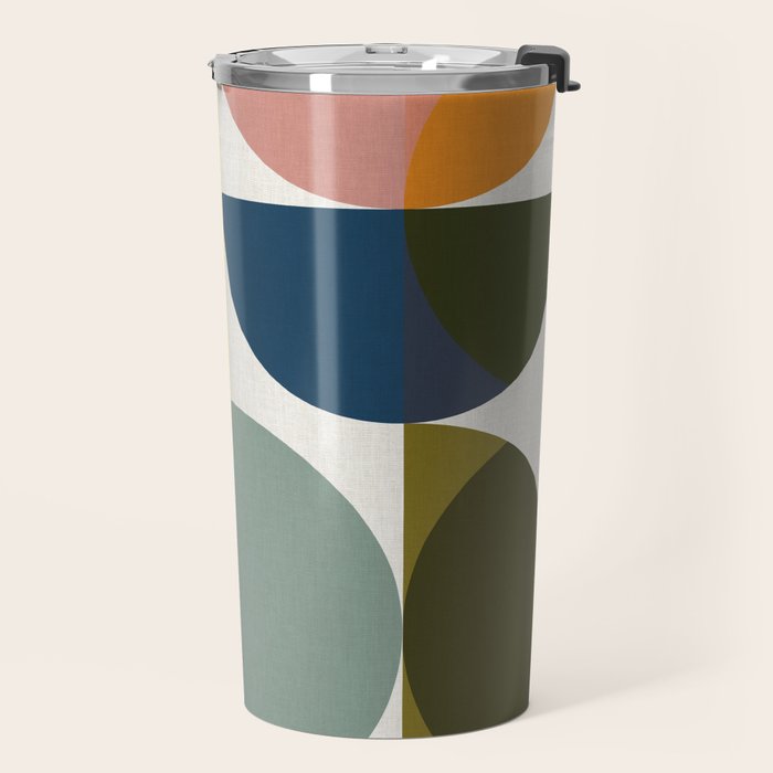 abstract geometry color 4 Travel Mug Gallery Image 2