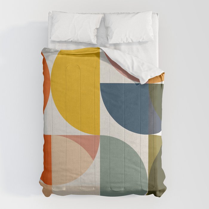 abstract geometry color 4 Comforter Gallery Image 1