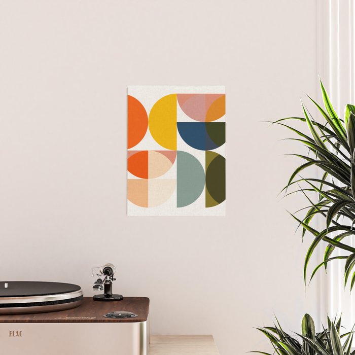 abstract geometry color 4 Poster Gallery Image 2