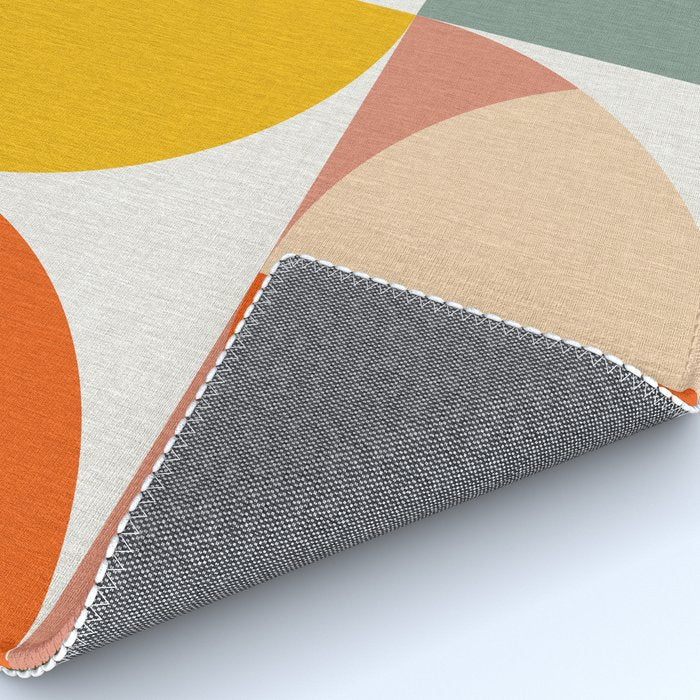 abstract geometry color 4 Rug Gallery Image 4