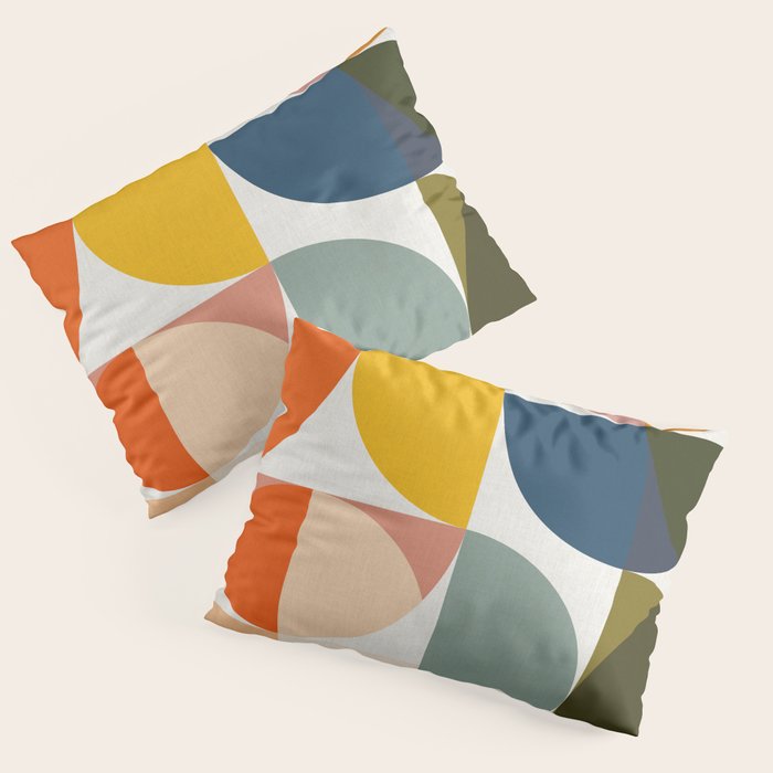 abstract geometry color 4 Pillow Sham Gallery Image 3