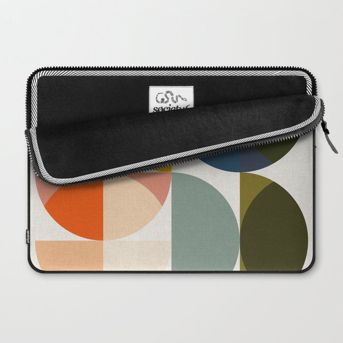abstract geometry color 4 Laptop Sleeve Gallery Image 2