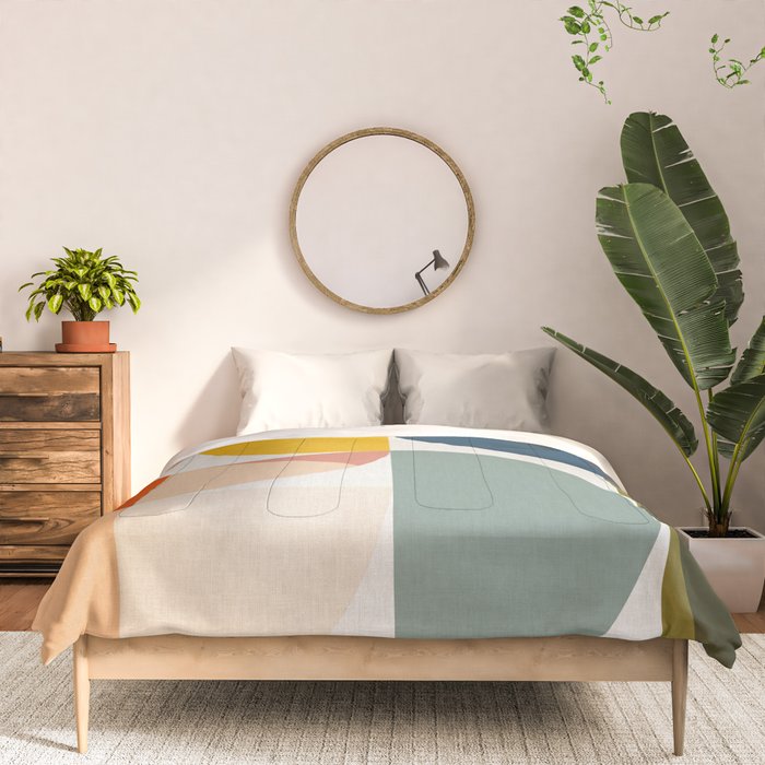 abstract geometry color 4 Comforter Gallery Image 3