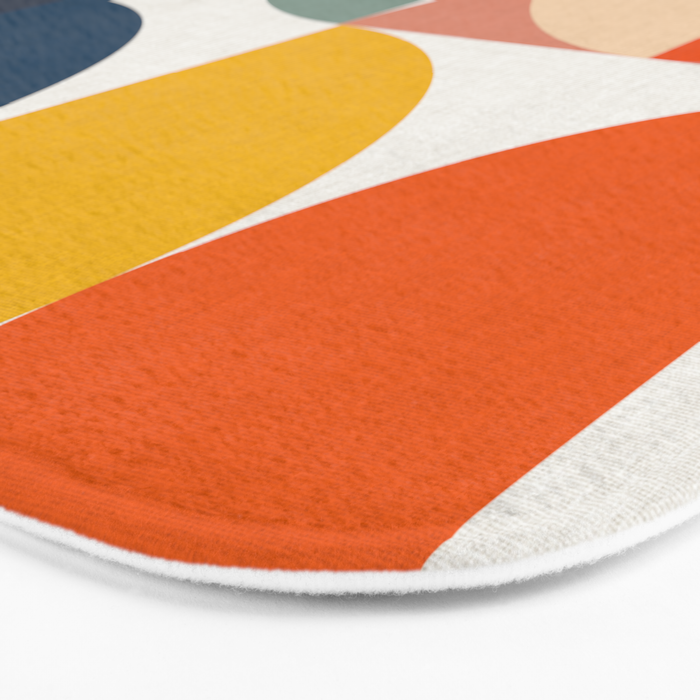 abstract geometry color 4 Bath Mat Gallery Image 3