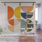 abstract geometry color 4 Wall Mural Gallery Image 1