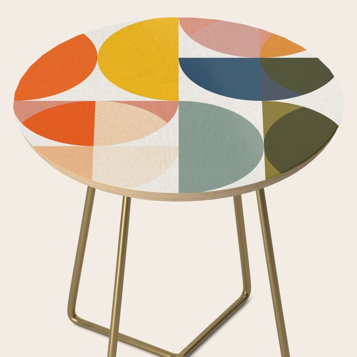 abstract geometry color 4 Side Table Gallery Image 2