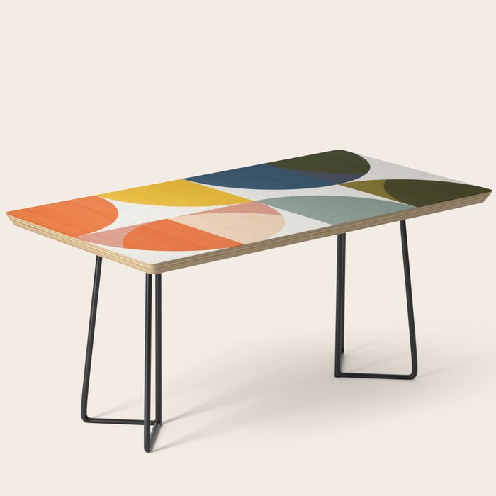 abstract geometry color 4 Coffee Table Gallery Image 1