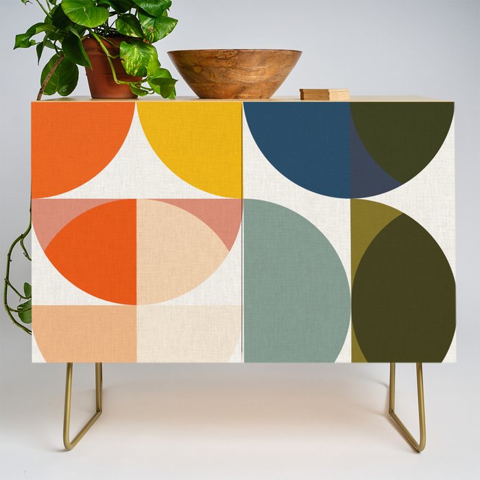 abstract geometry color 4 Credenza Gallery Image 1