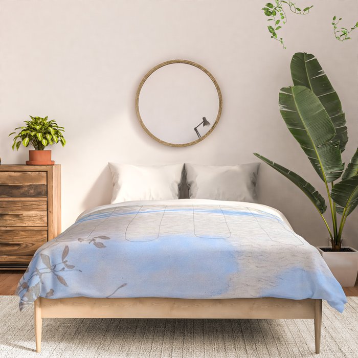 Bror Lindh Swedish Winter Sky Comforter Gallery Image 3