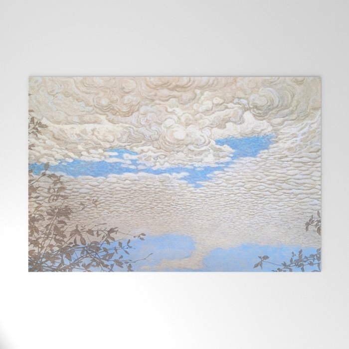 Bror Lindh Swedish Winter Sky Welcome Mat Gallery Image 1