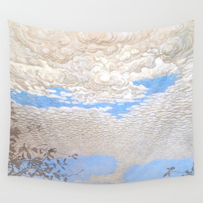 Bror Lindh Swedish Winter Sky Wall Tapestry Gallery Image 4