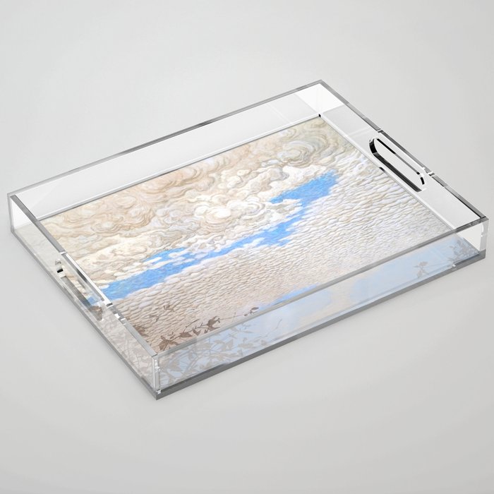 Bror Lindh Swedish Winter Sky Acrylic Tray Gallery Image 1