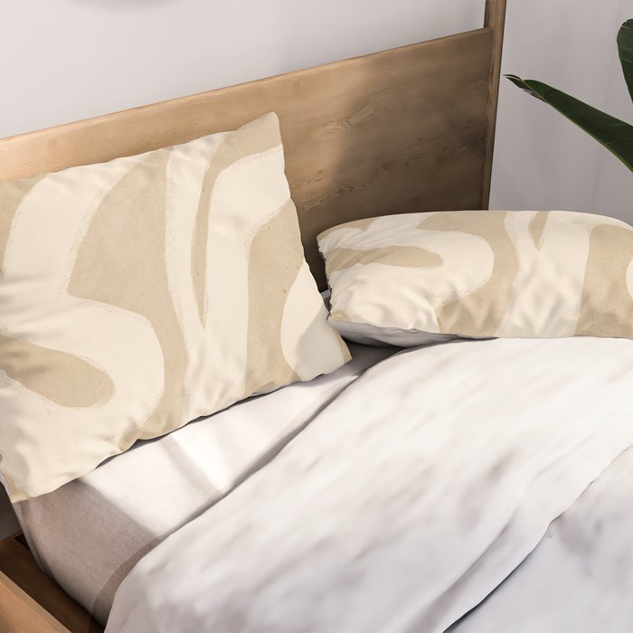 Modern Abstract Minimal Art 17 Pillow Sham Gallery Image 2