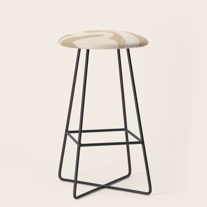 Modern Abstract Minimal Art 17 Stool Gallery Image 1