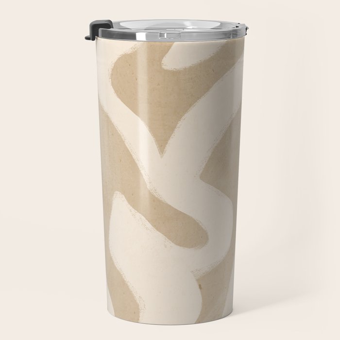Modern Abstract Minimal Art 17 Travel Mug Gallery Image 3