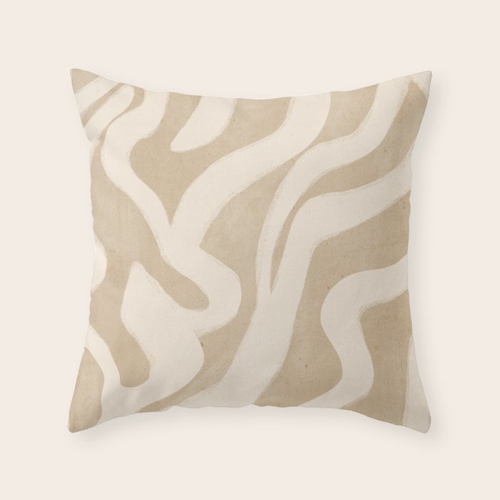 Modern Abstract Minimal Art 17 Throw Pillow Gallery Image 6