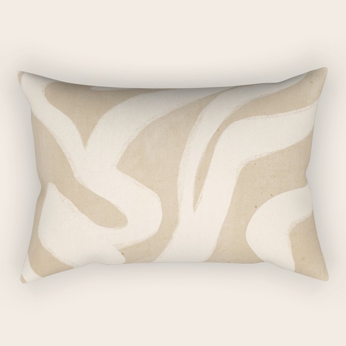 Modern Abstract Minimal Art 17 Rectangular Pillow Gallery Image 1