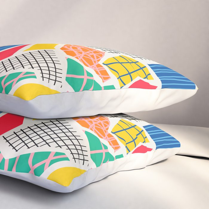 Color Patchwork: Bauhaus Edition Pillow Sham Gallery Image 3