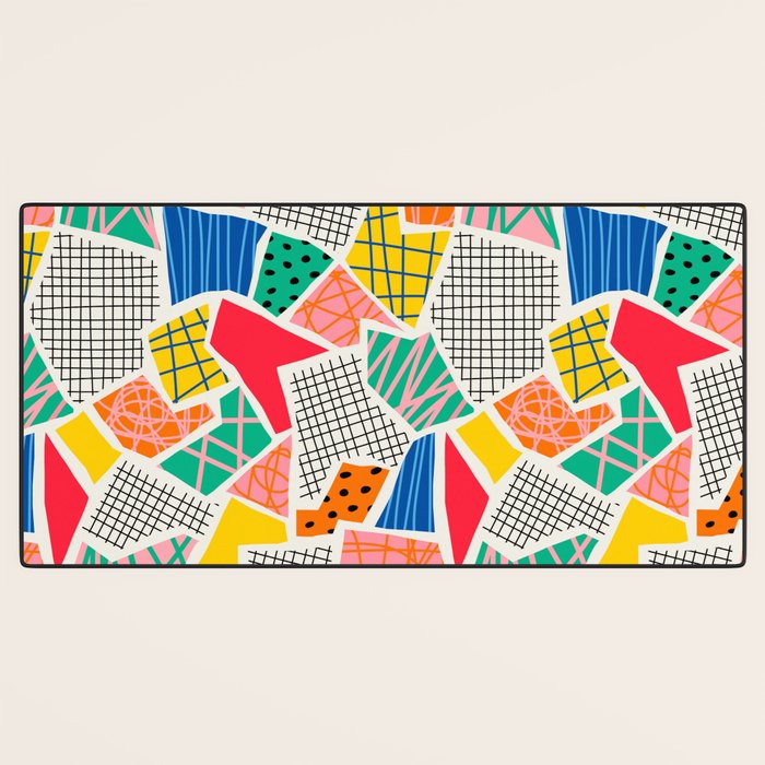 Color Patchwork: Bauhaus Edition Desk Mat Gallery Image 3