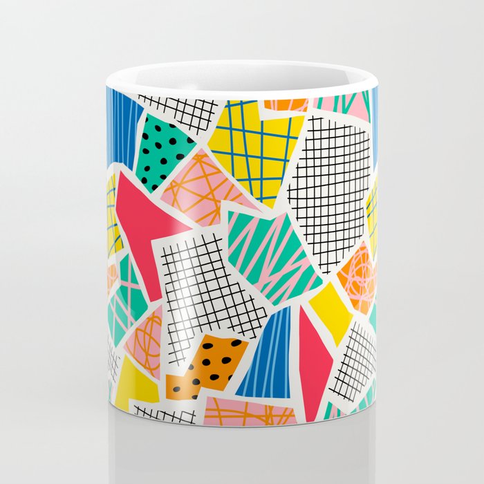 Color Patchwork: Bauhaus Edition Coffee Mug Gallery Image 4