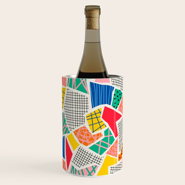 Color Patchwork: Bauhaus Edition Wine Chiller Gallery Image 2
