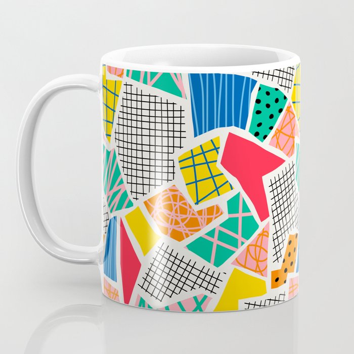 Color Patchwork: Bauhaus Edition Coffee Mug Gallery Image 3