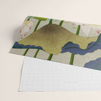 Lotus flowers B - Minhwa-Korean traditional/folk art Wrapping Paper Gallery Image 2
