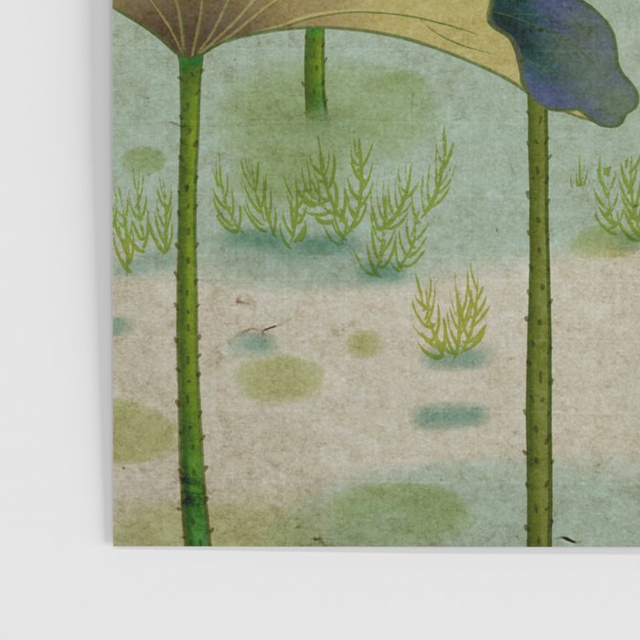 Lotus flowers B - Minhwa-Korean traditional/folk art Poster Gallery Image 3