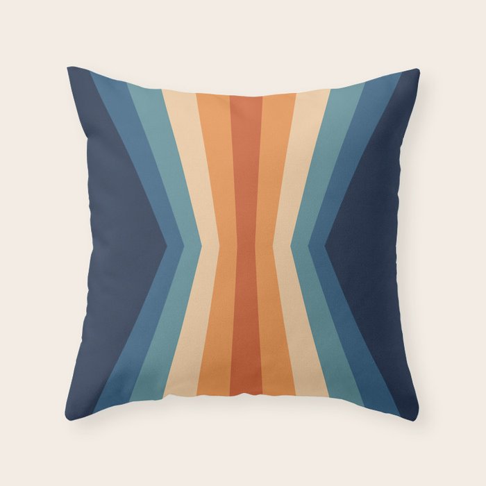 70's Retro Reflection Throw Pillow Gallery Image 6