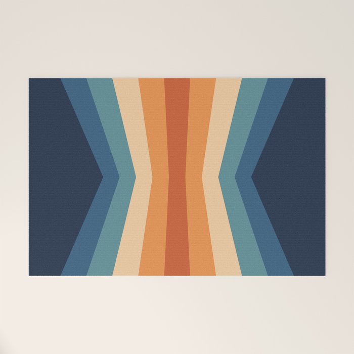 70's Retro Reflection Welcome Mat Gallery Image 1