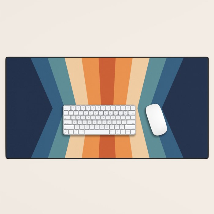 70's Retro Reflection Desk Mat Gallery Image 1