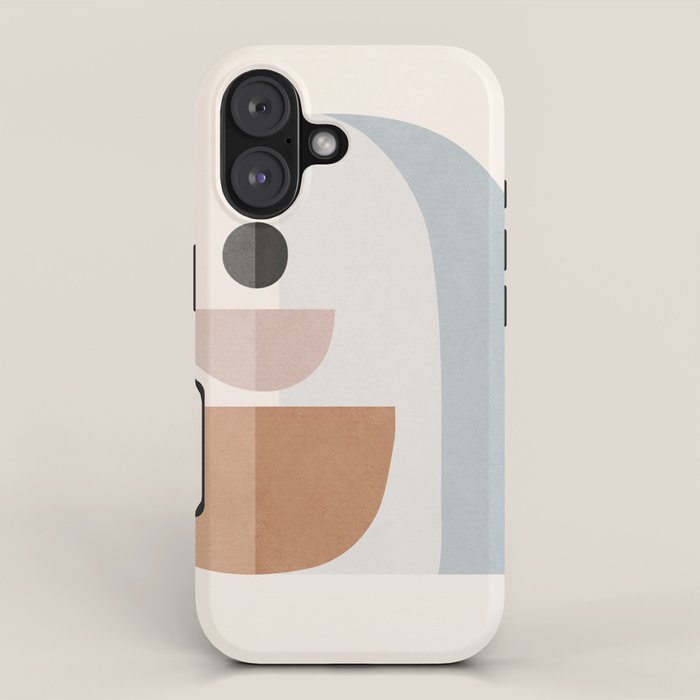 Abstract Minimal Shapes 14 iPhone Case Gallery Image 1